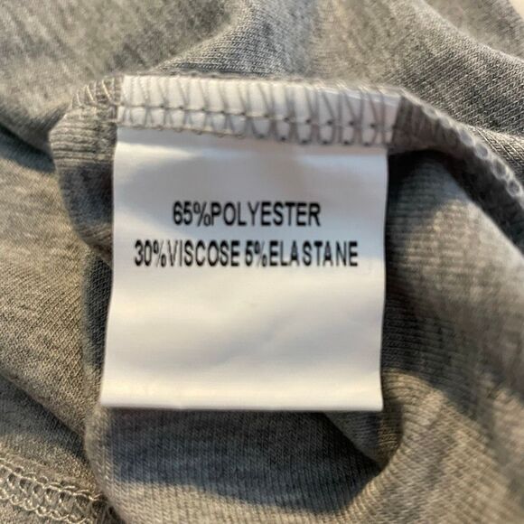 Mia Joy Joyfolie Hero Graphic Tee Heather Gray Short Sleeve Crewneck 2 - Picture 6 of 9